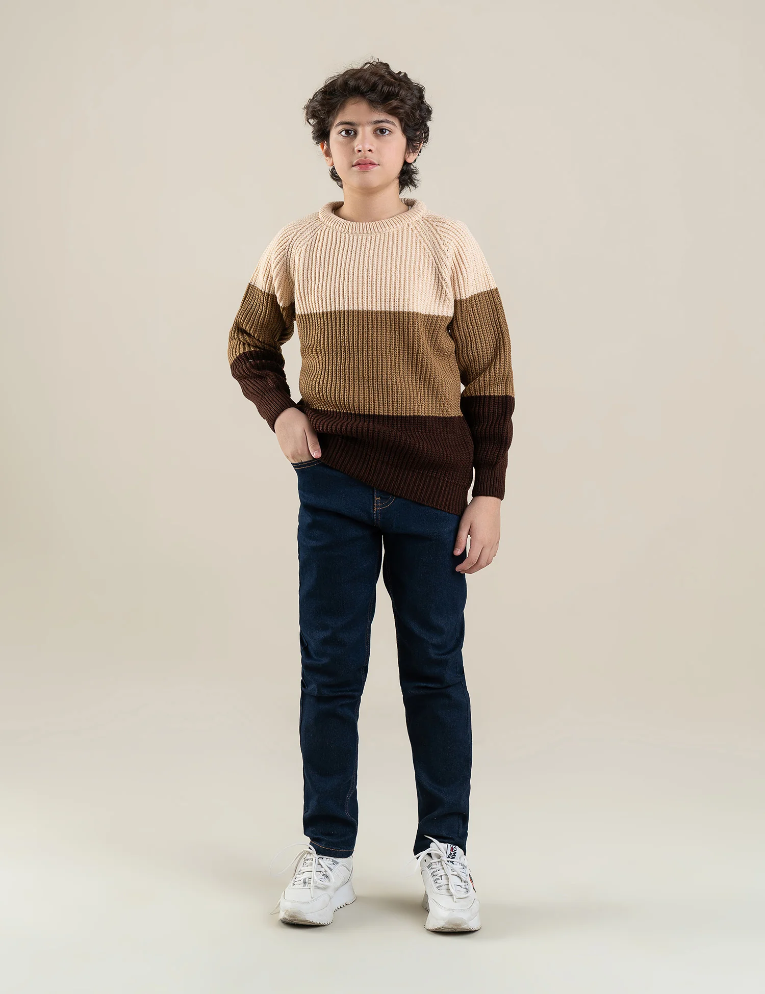 COLOR BLOCK SWEATER - Image 4