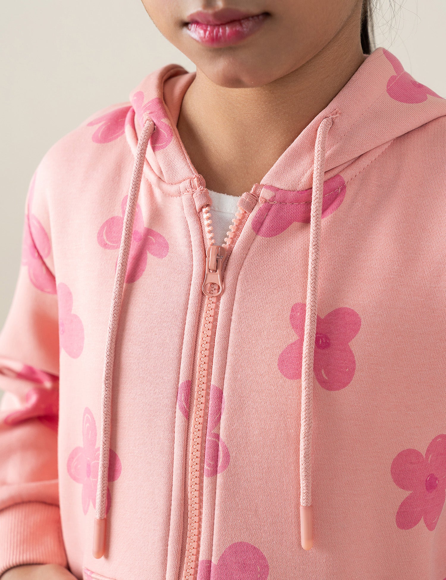 FLORAL PRINTED HOODIE - Image 3