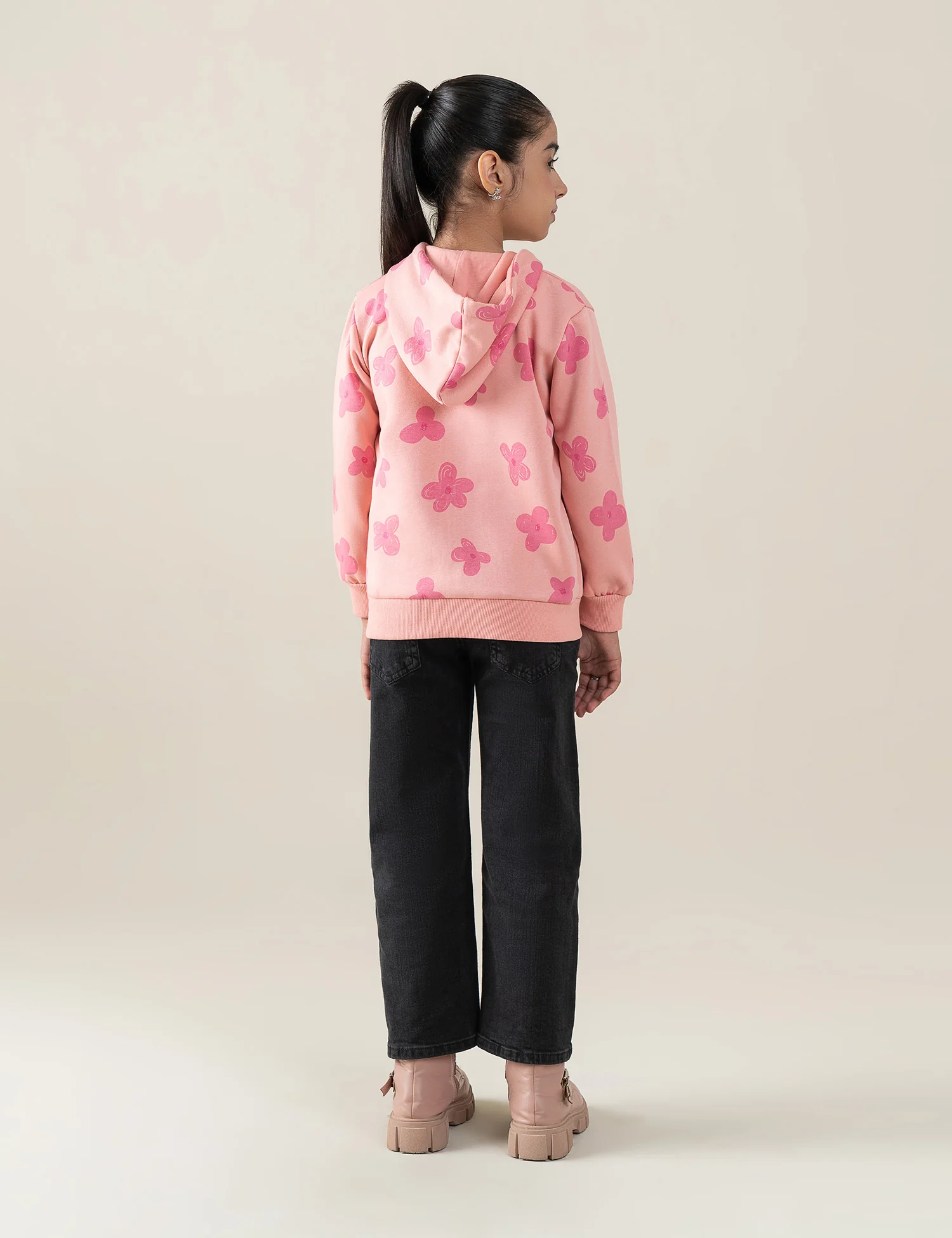 FLORAL PRINTED HOODIE - Image 5
