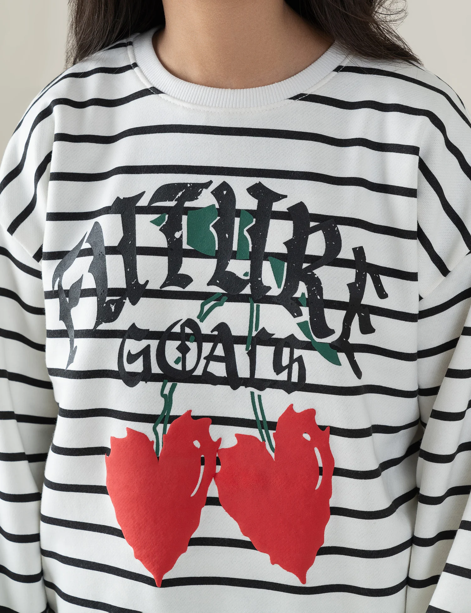 FUTURE GOALS STRIPED SWEATSHIRT - Image 2