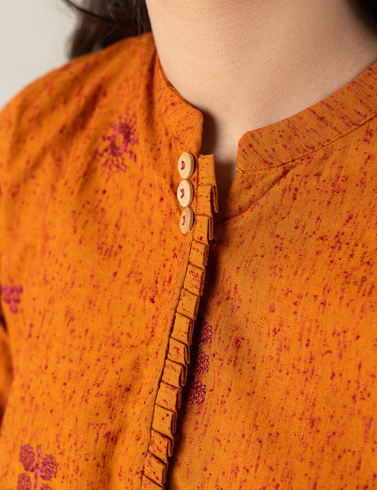 2 PIECE ALLOVER EMBROIDERED SUIT - Image 2