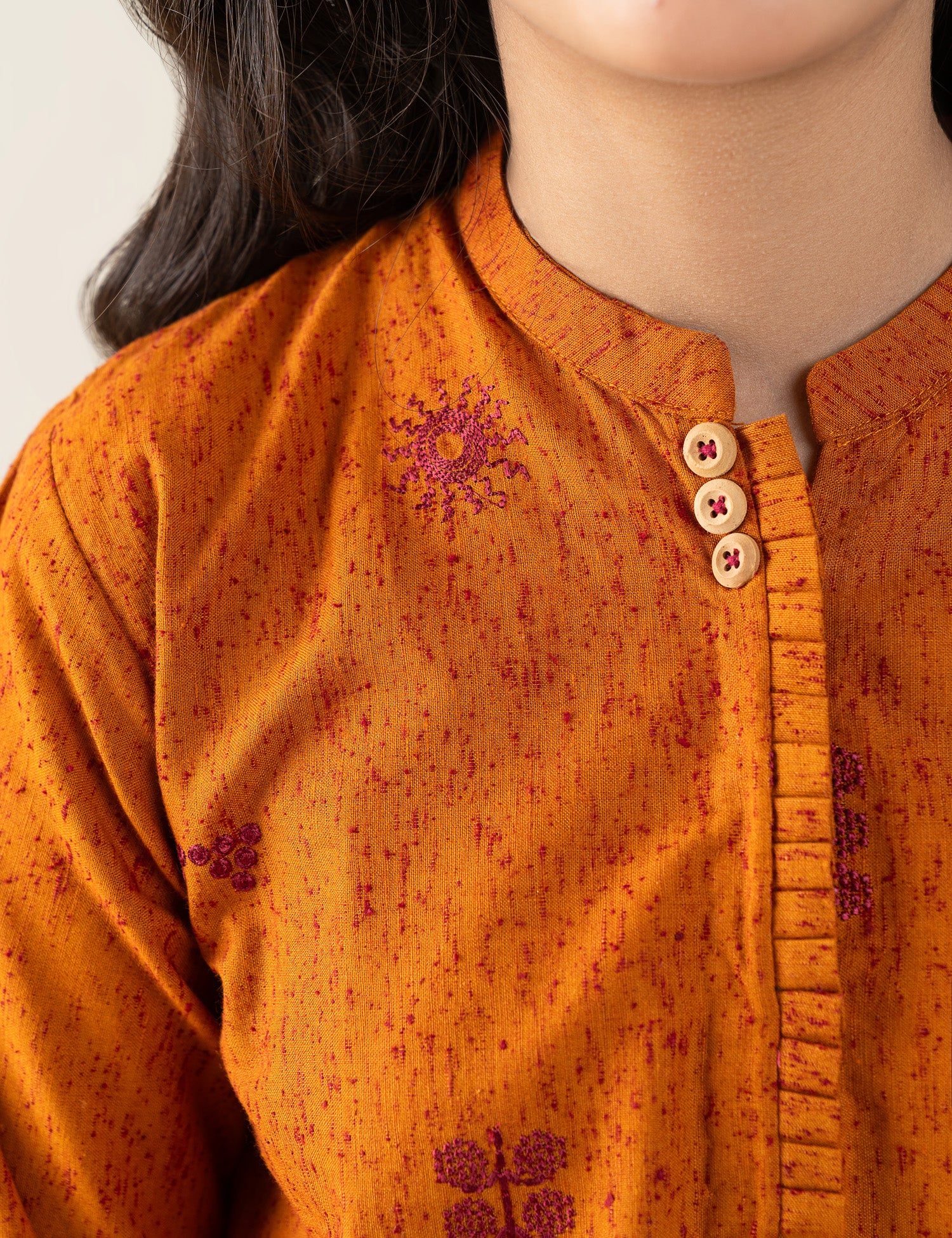 2 PIECE ALLOVER EMBROIDERED SUIT - Image 3