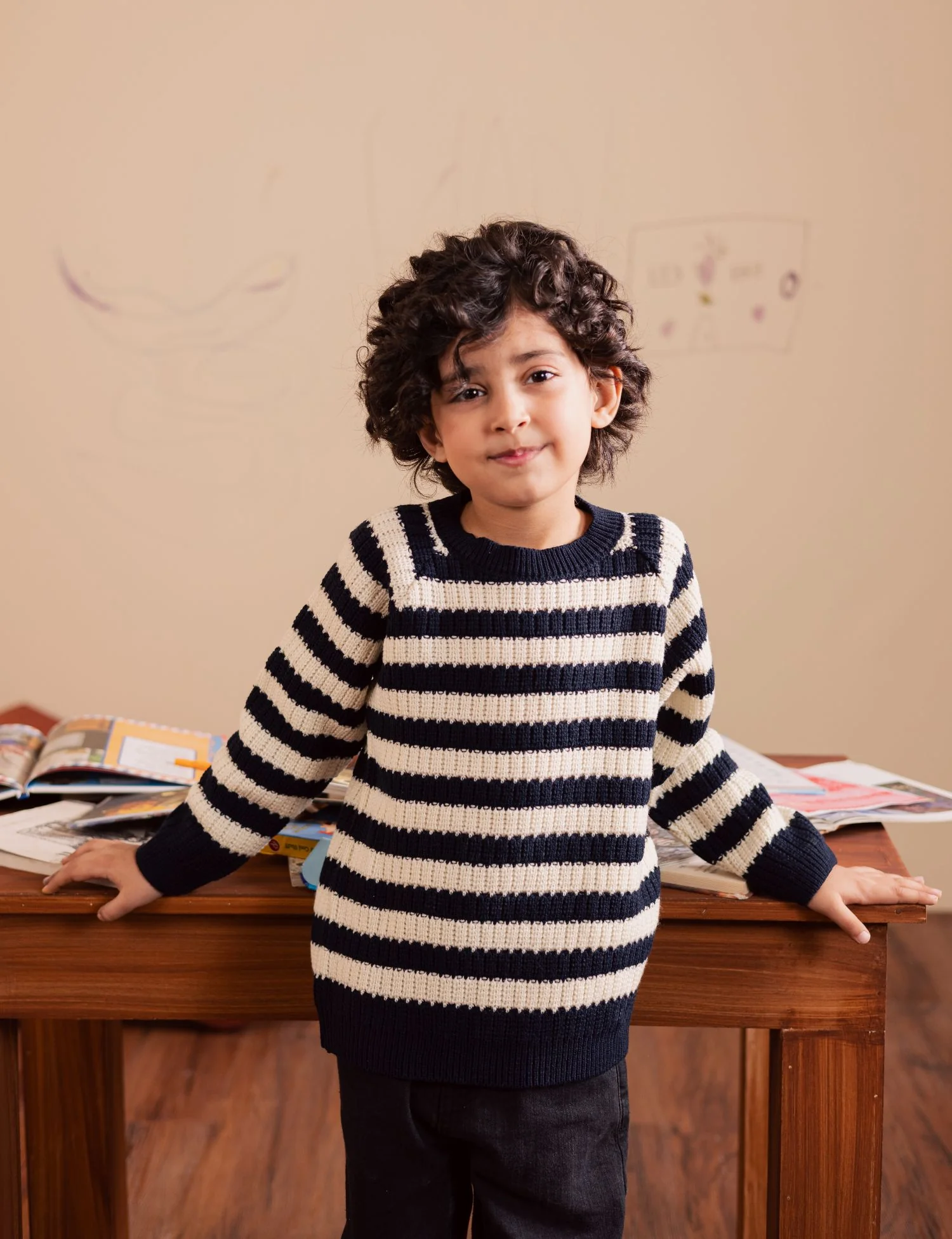 STRIPED KNIT SWEATER - Image 3