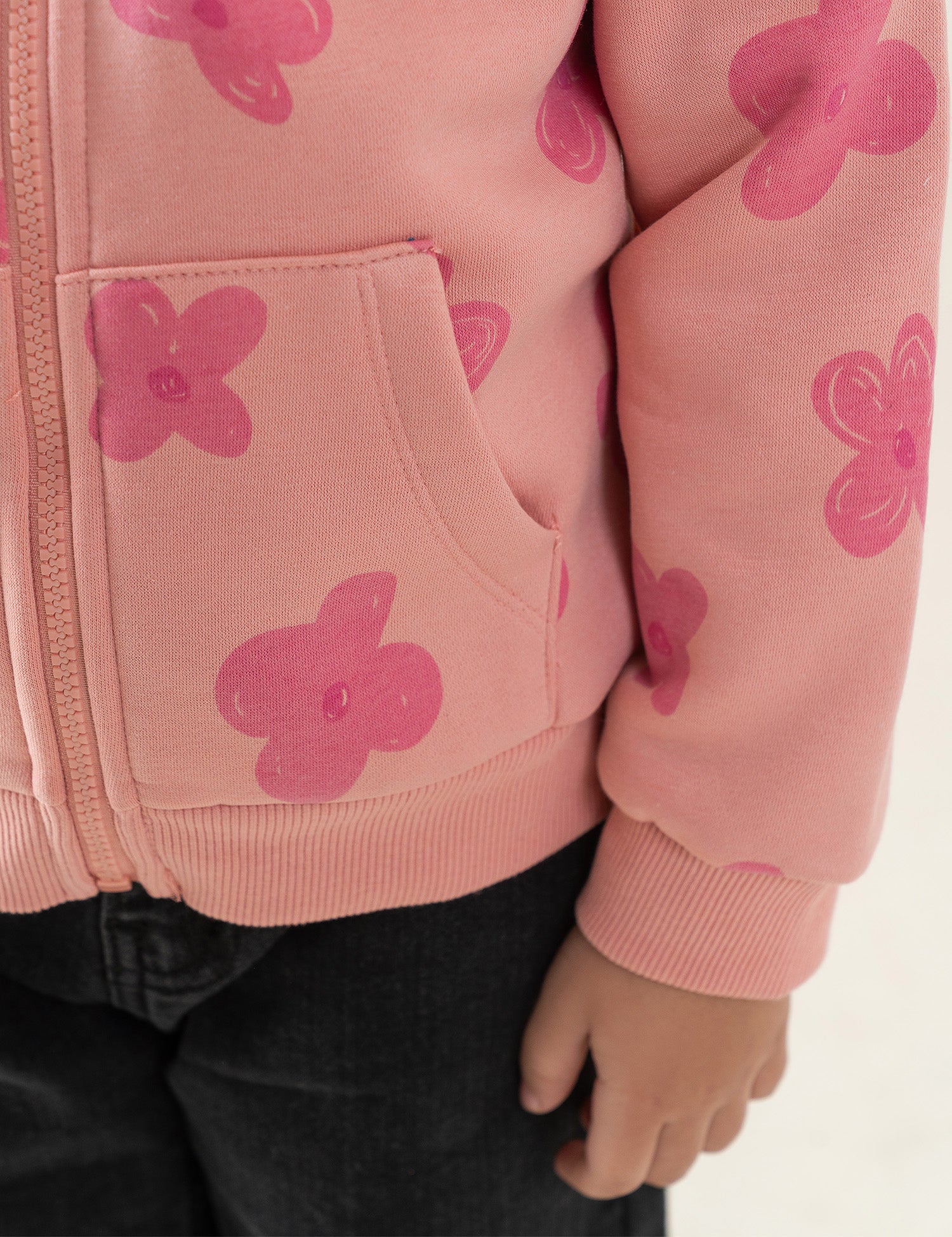 FLORAL PRINTED HOODIE - Image 3