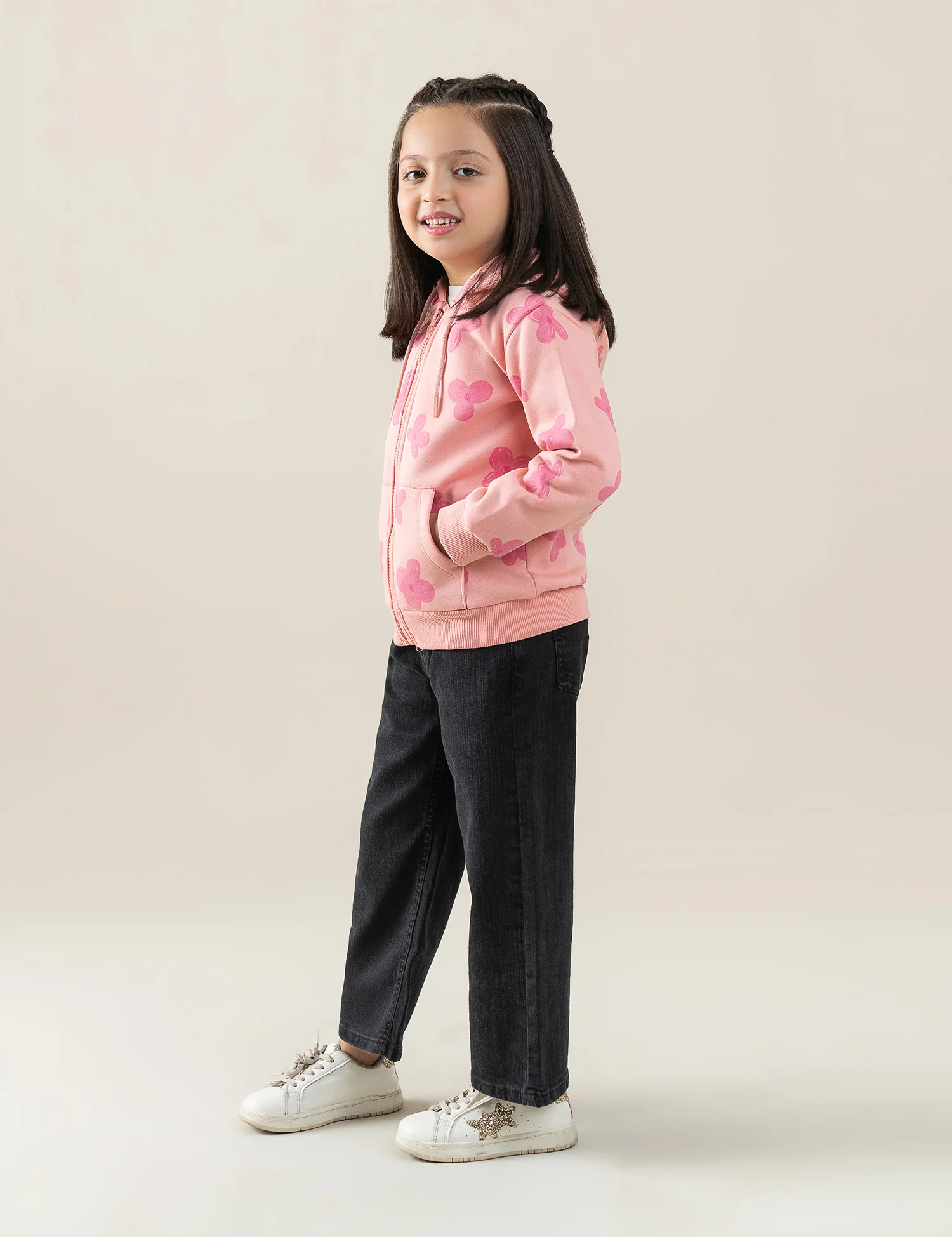 FLORAL PRINTED HOODIE - Image 5