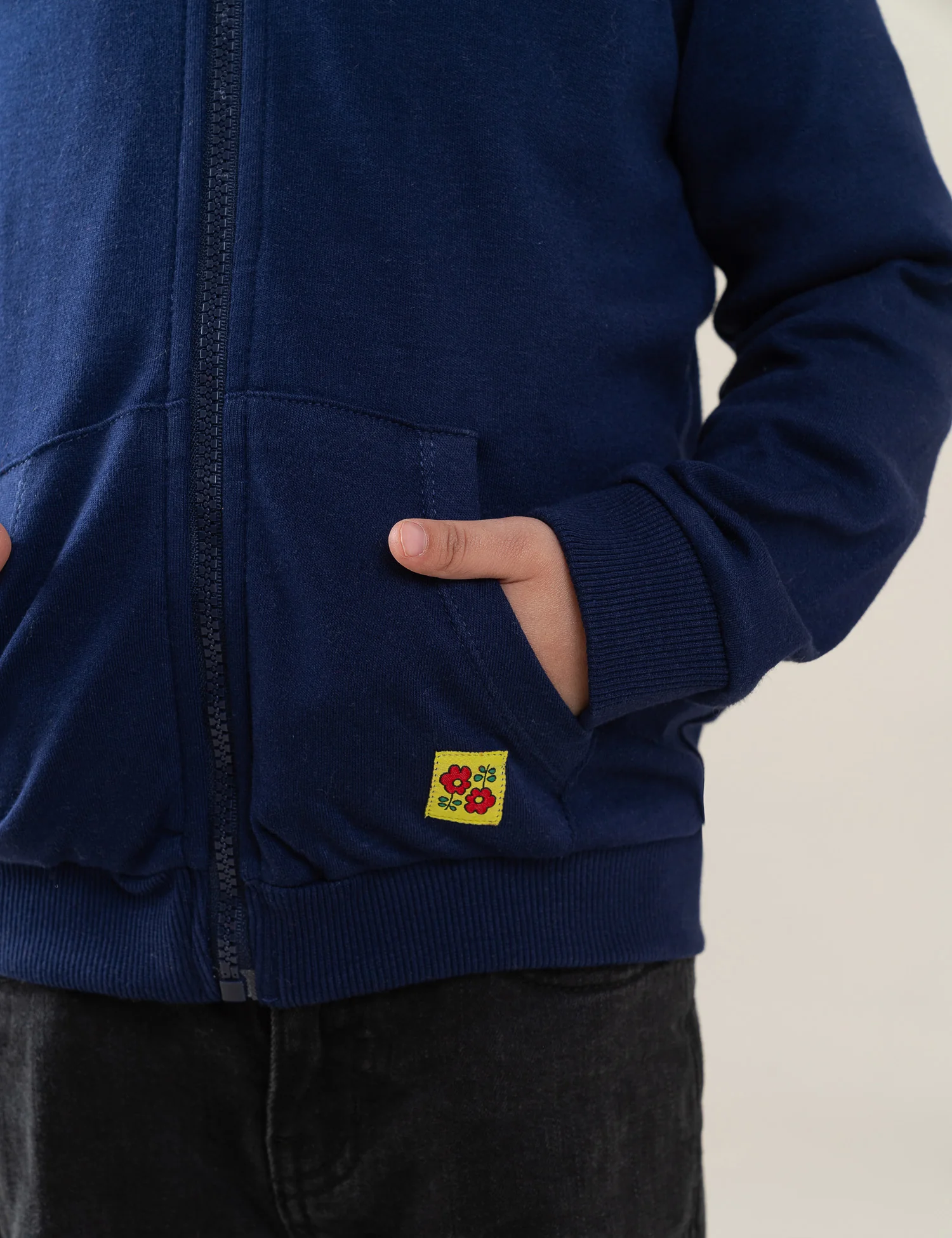 BASIC ZIP-UP HOODIE - Image 2