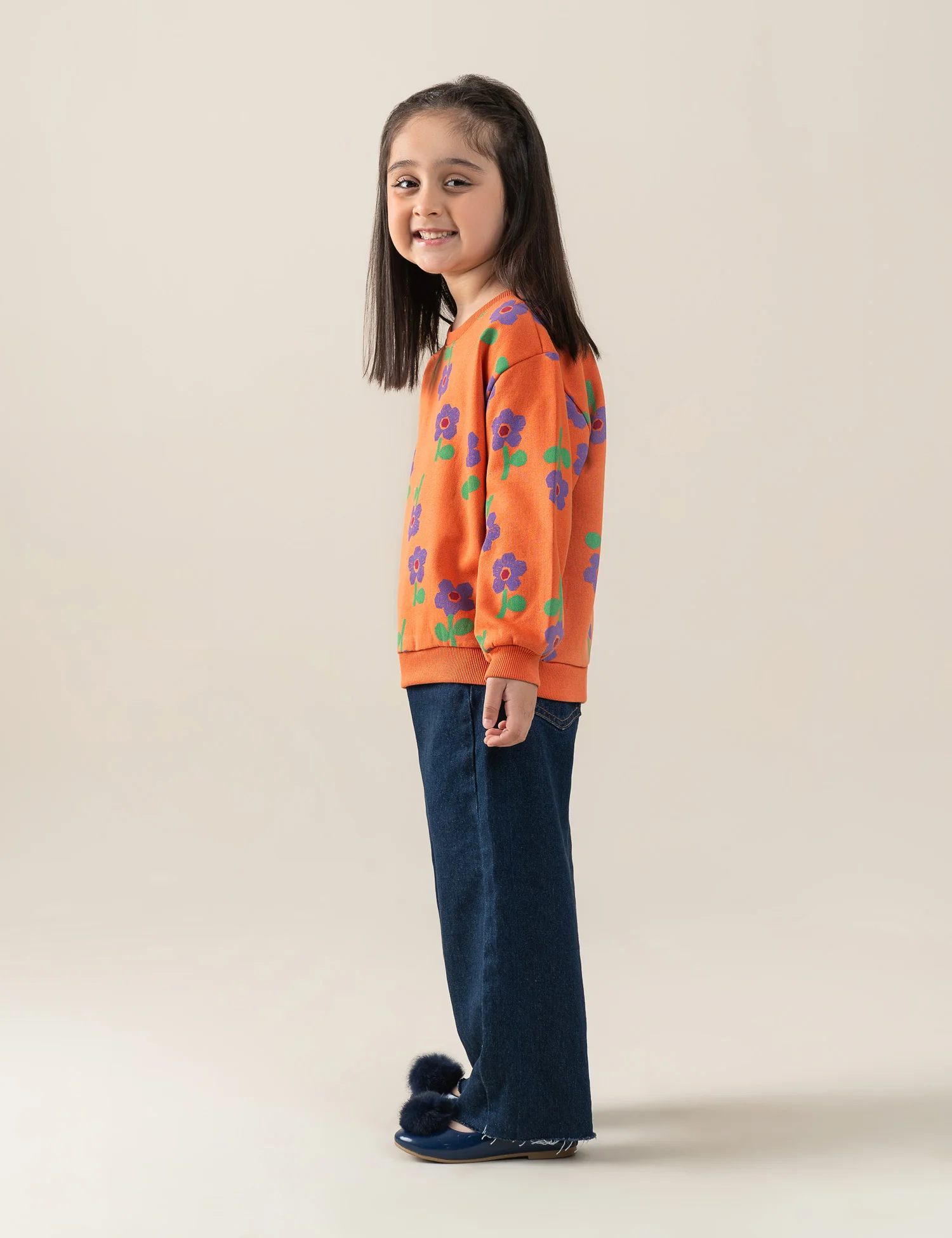 FLORAL PRINTED SWEATSHIRT - Image 3