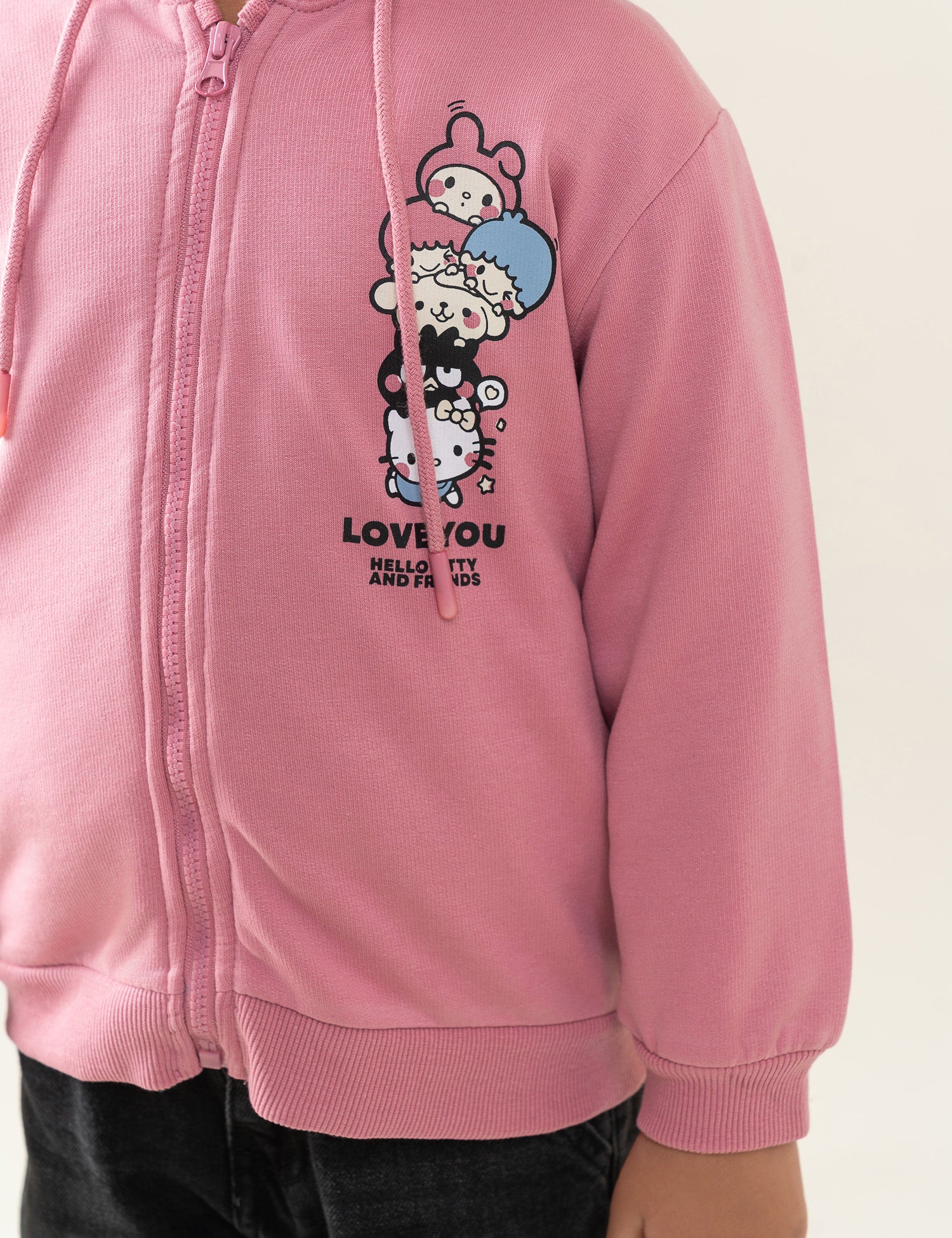 HELLO KITTY AND FRIENDS ZIP-UP HOODIE - Image 2