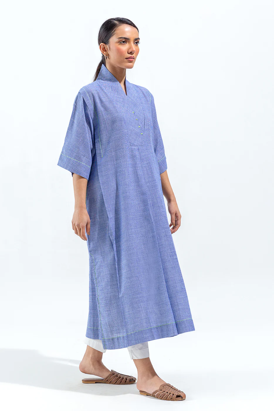 BASIC YARN DYED TUNIC (PRET) - Image 4