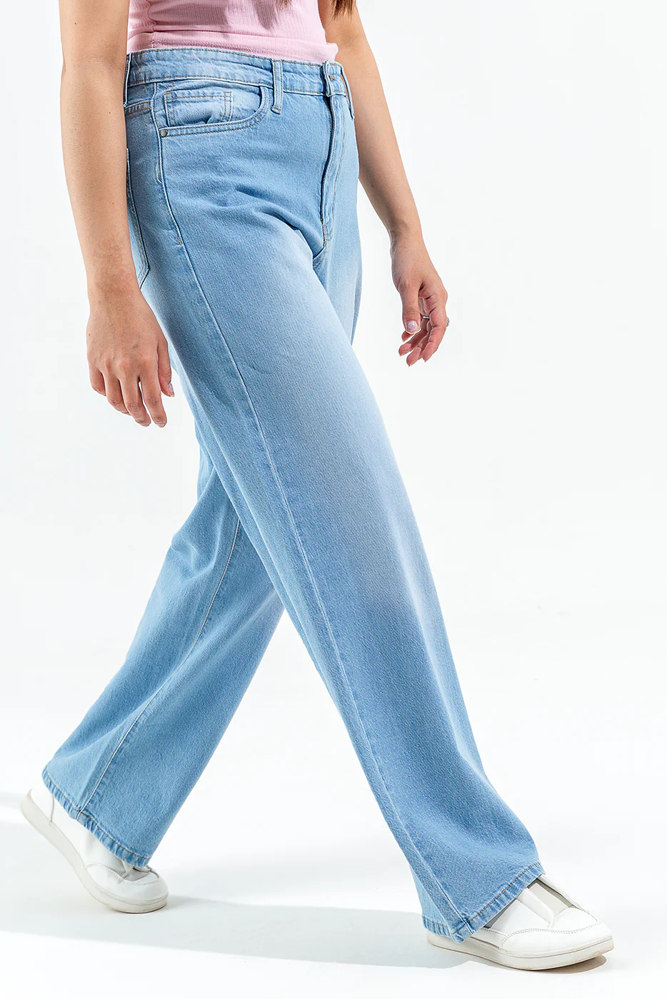 HIGH-RISE WIDE LEG JEANS - Image 3