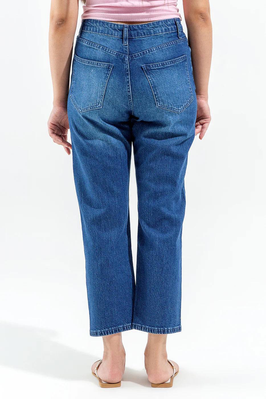 HIGH-RISE STRAIGHT JEANS - Image 2