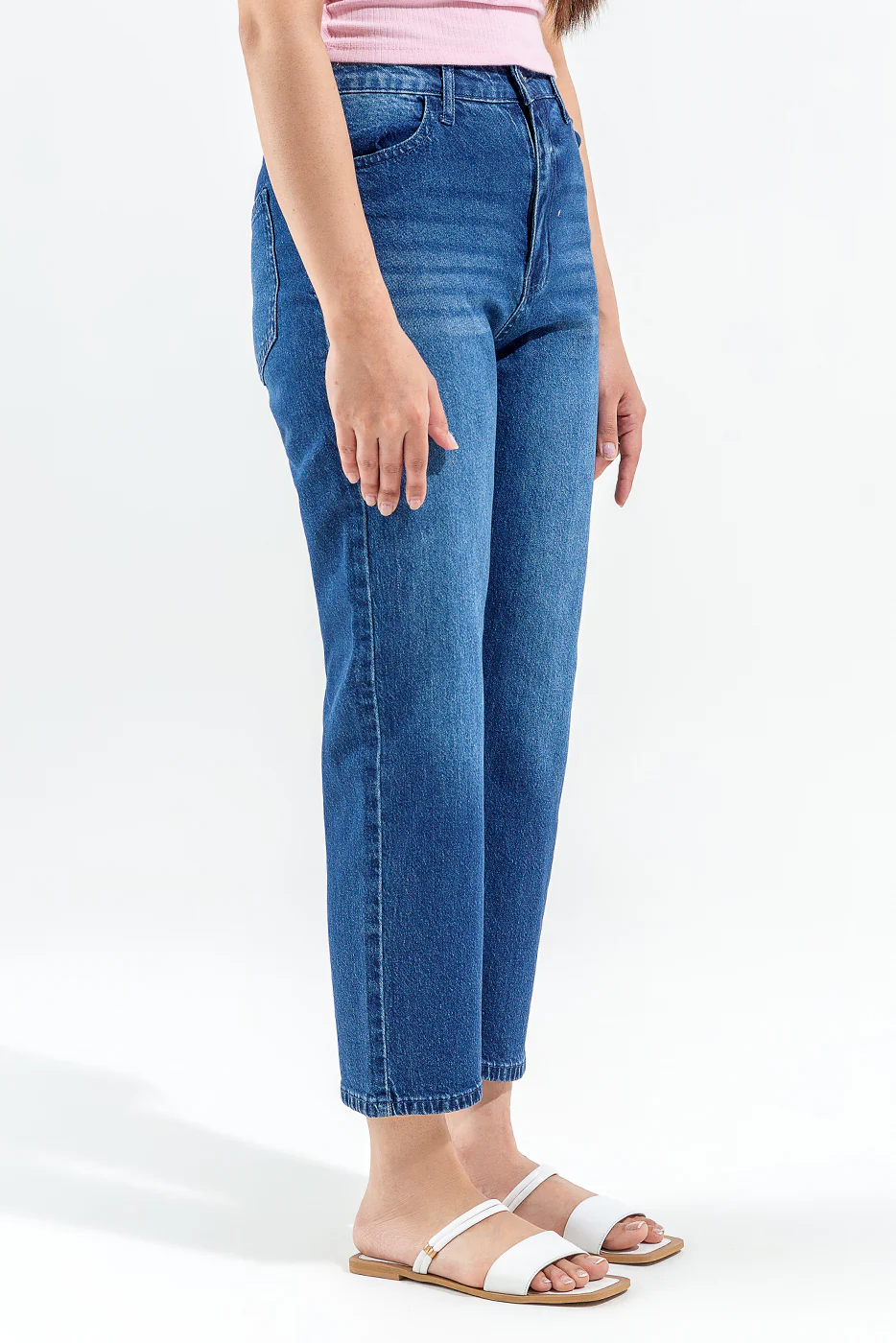 HIGH-RISE STRAIGHT JEANS - Image 4