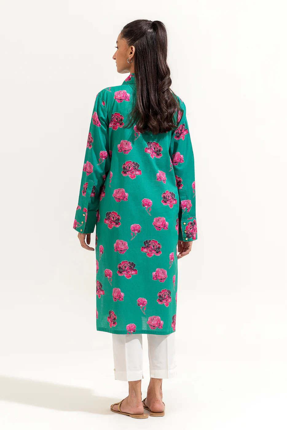 PRINTED LAWN SHIRT (PRET) - Image 3