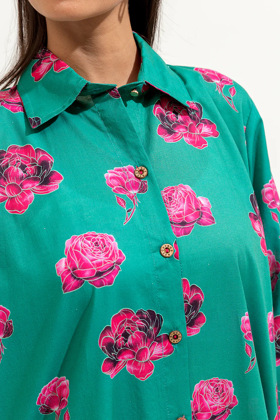 PRINTED LAWN SHIRT (PRET) - Image 4