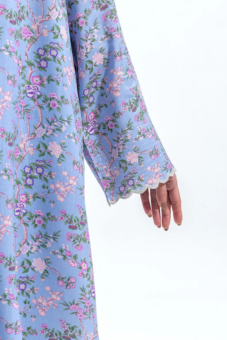 2 PIECE PRINTED VISCOSE SUIT (PRET) - Image 3