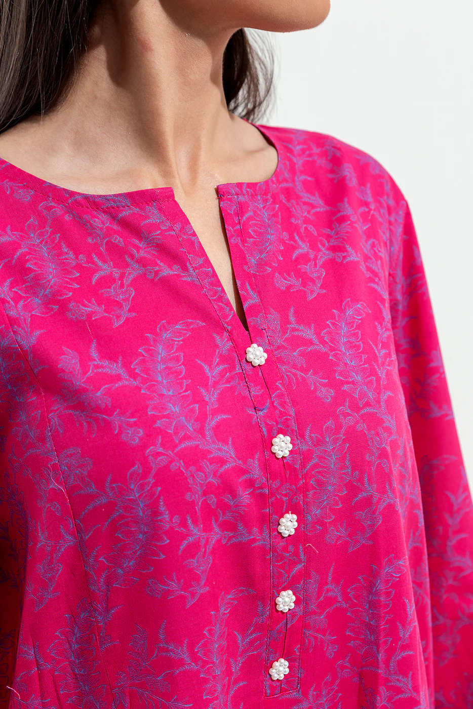 2 PIECE PRINTED LAWN SUIT (PRET) - Image 4