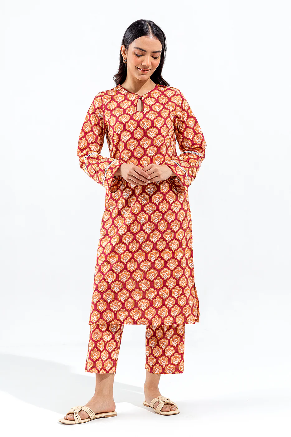 PRINTED LAWN SHIRT (PRET) - Image 3