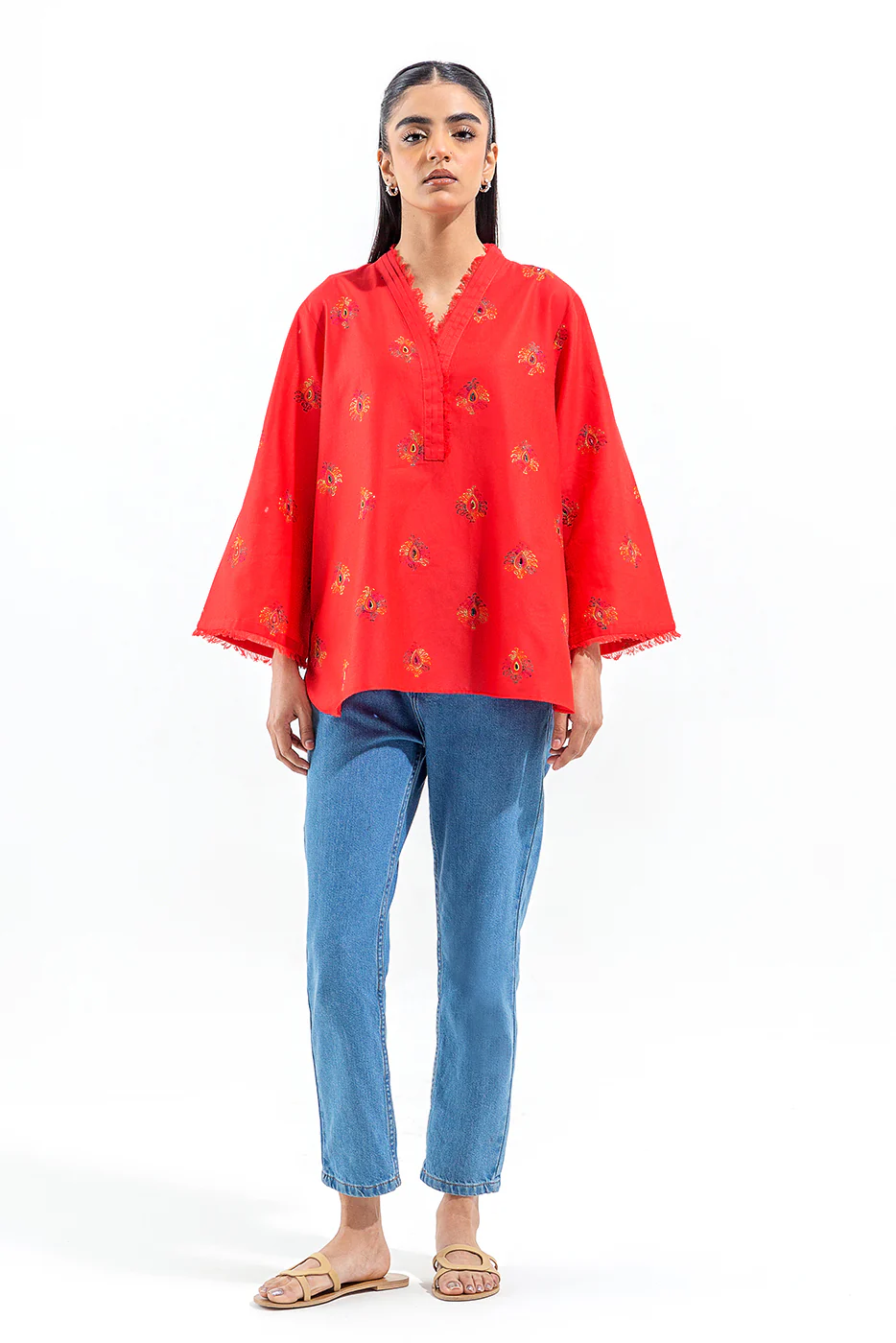 EMBROIDERED FUSION TOP (PRET) - Image 2