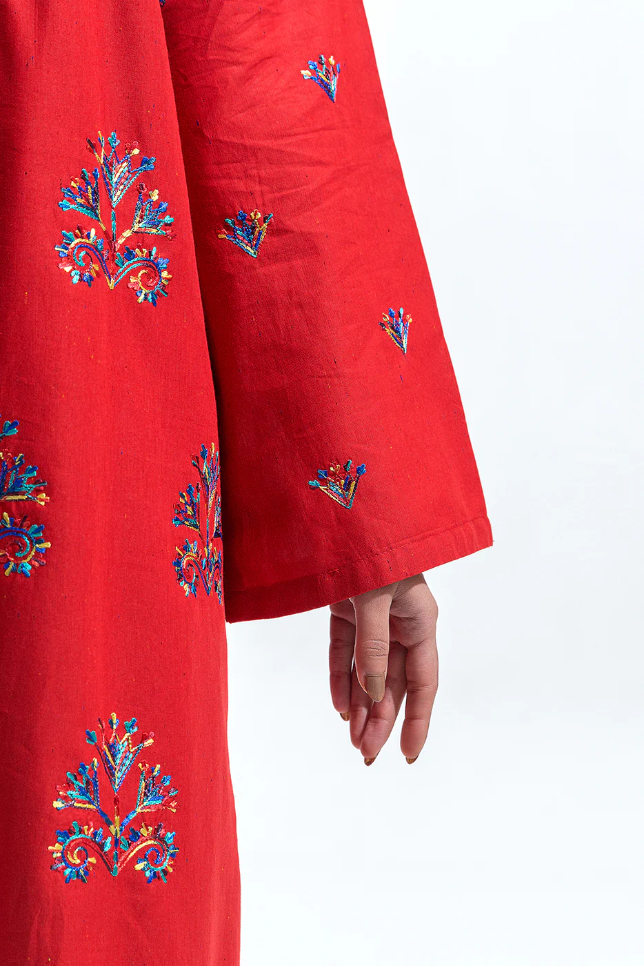 2 PIECE EMBROIDERED MULTI NEPS SUIT (PRET) - Image 3