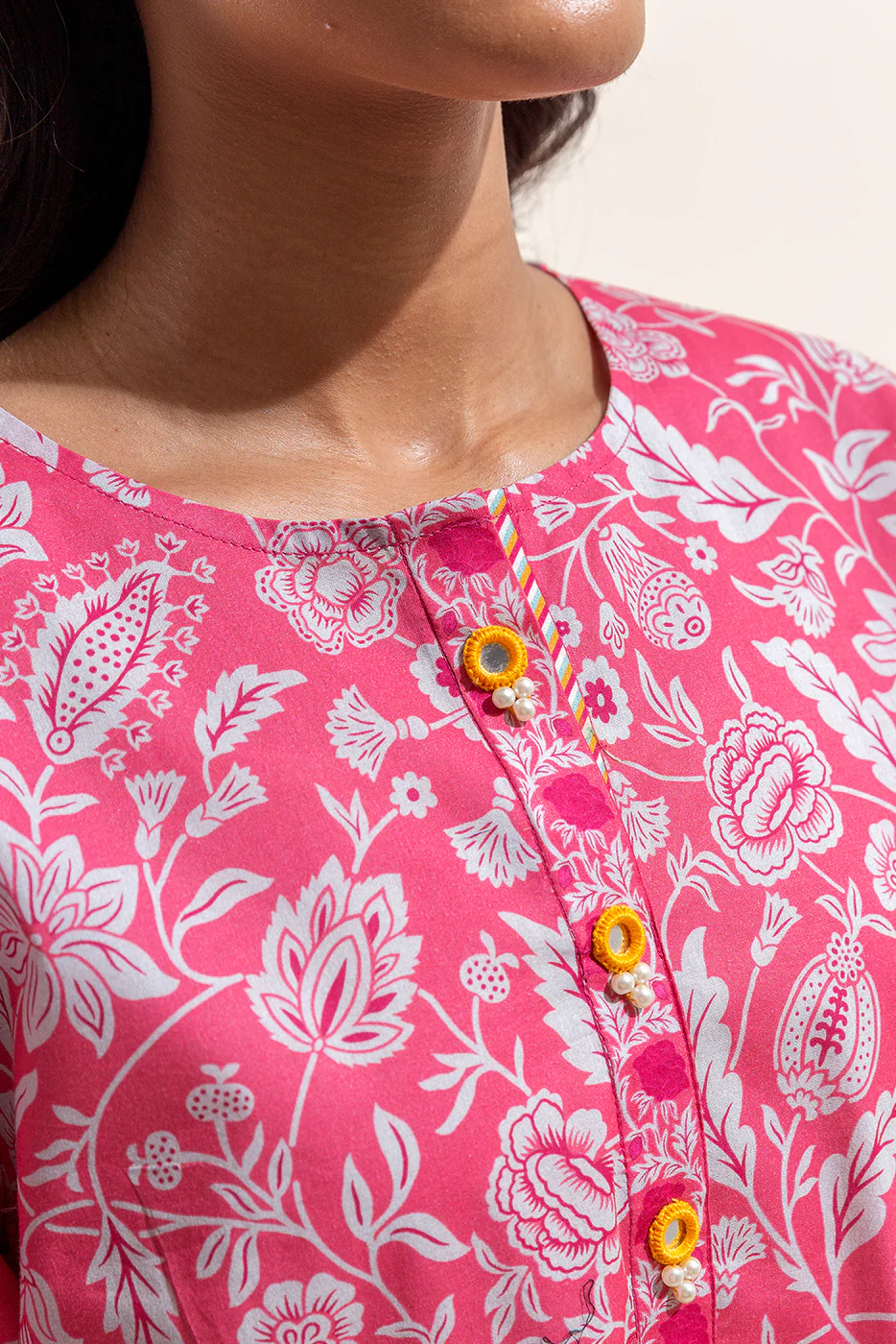 3 PIECE PRINTED LAWN SUIT-FLORENCE FLORA (UNSTITCHED) - Image 6
