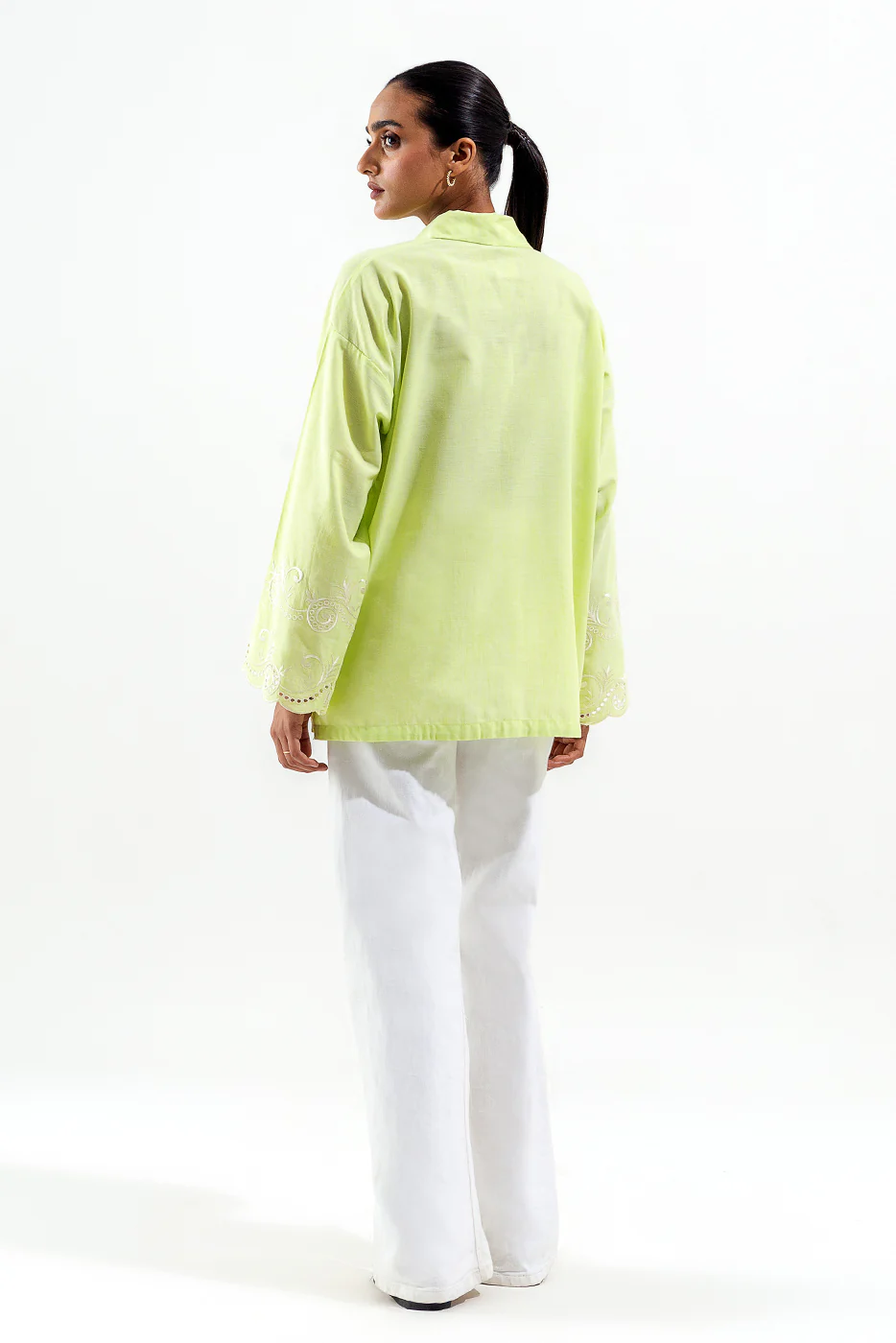 FUSION CHAMBRAY TOP (PRET) - Image 3