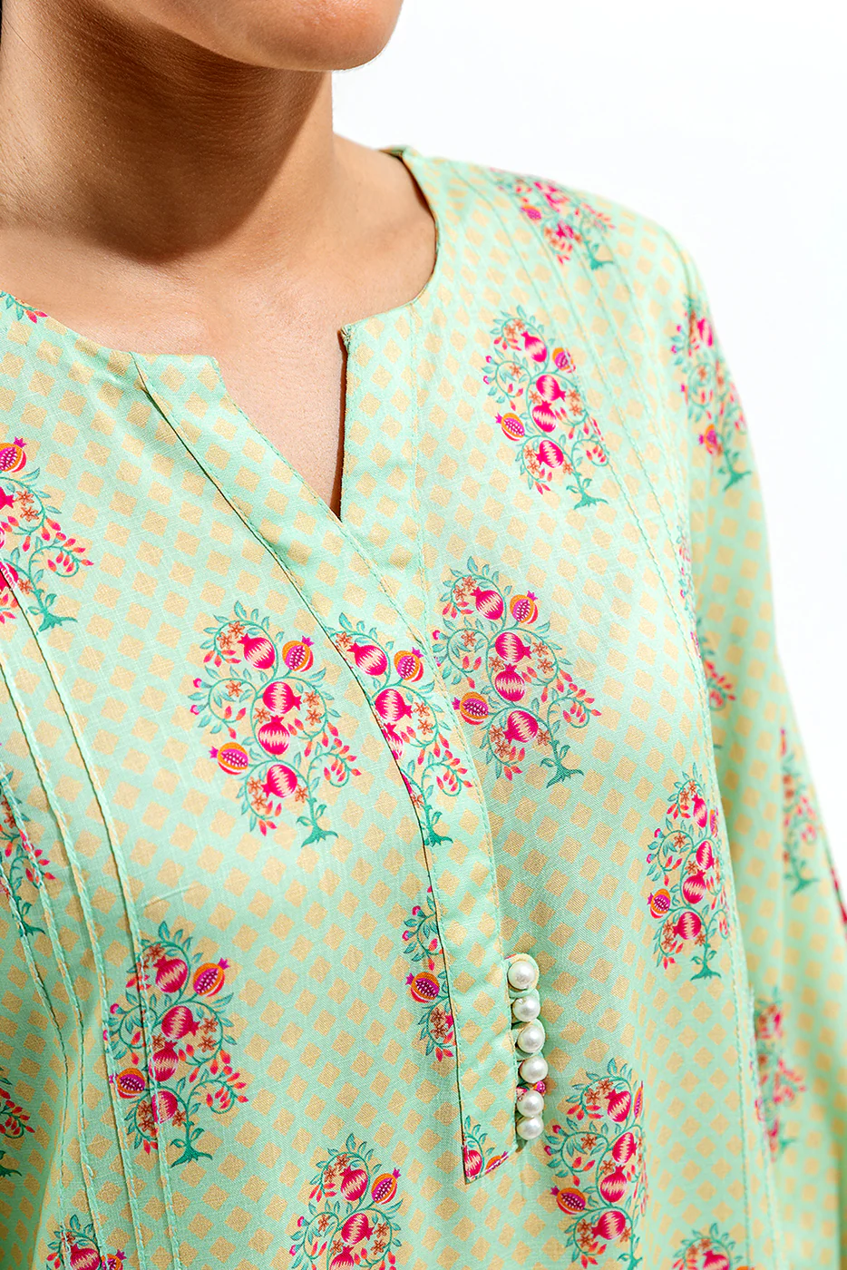PRINTED VISCOSE SHIRT (PRET) - Image 4