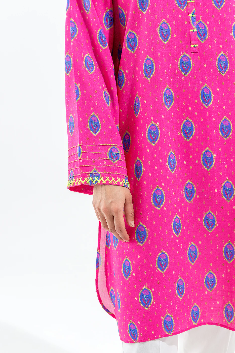 PRINTED VISCOSE SHIRT (PRET) - Image 3