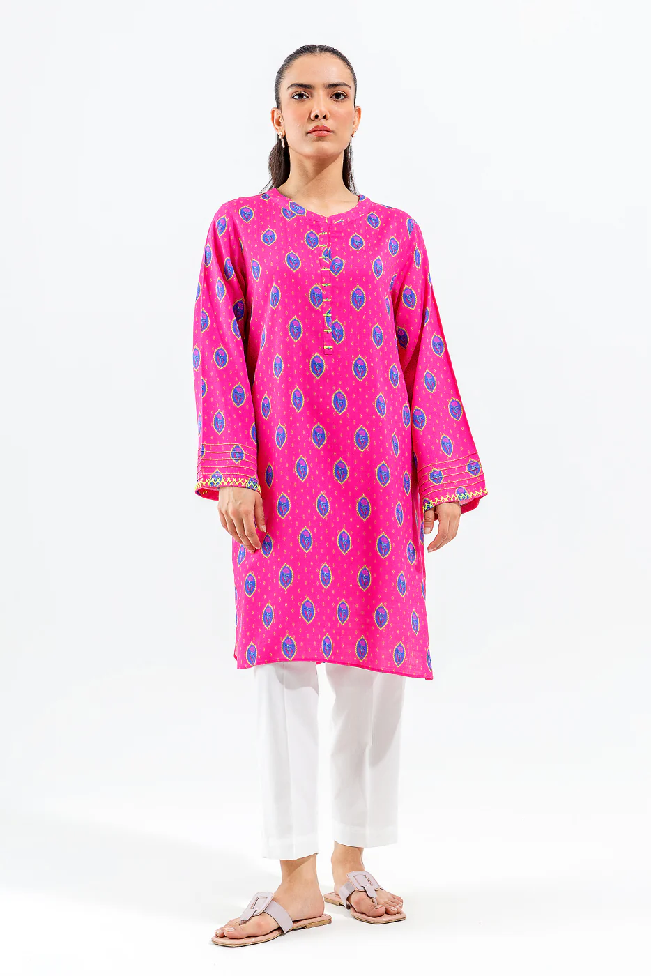 PRINTED VISCOSE SHIRT (PRET) - Image 4