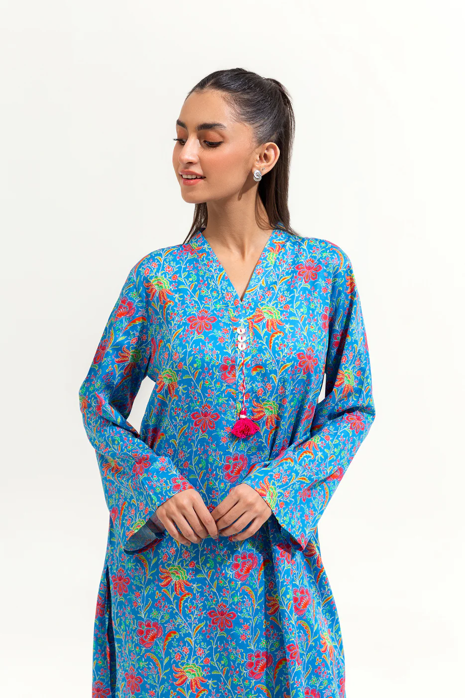 2 PIECE PRINTED PREMIUM LAWN SUIT (PRET) - Image 2