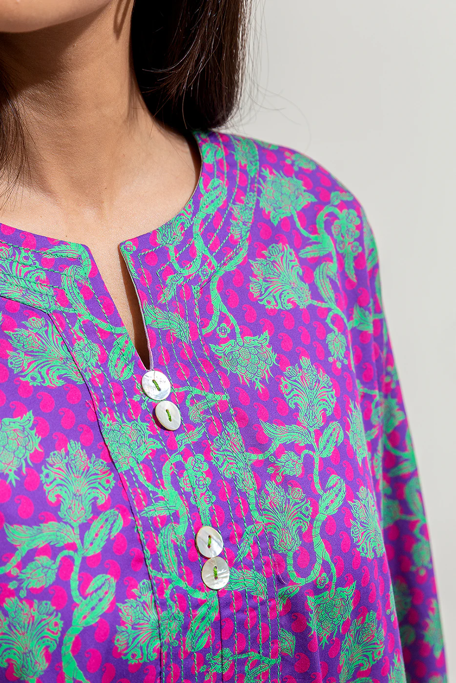 2 PIECE PRINTED LAWN SUIT (PRET) - Image 4