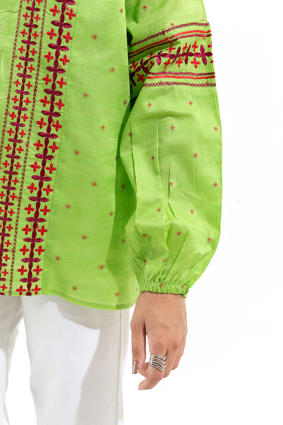 EMBROIDERED FUSION TOP (PRET) - Image 5