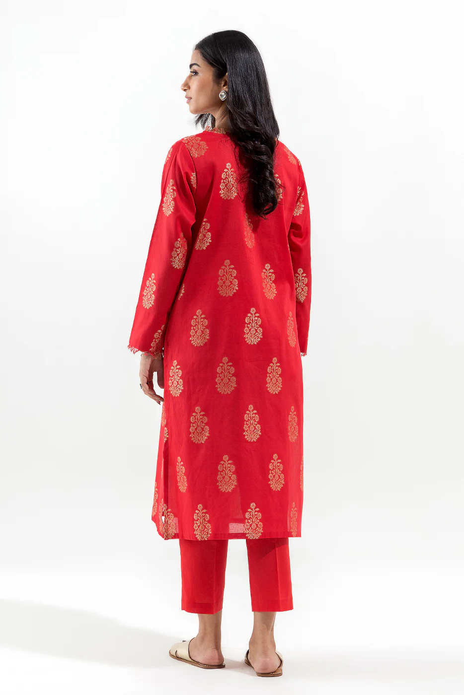 2 PIECE BASIC JACQUARD SUIT (LUXURY-PRET) - Image 3