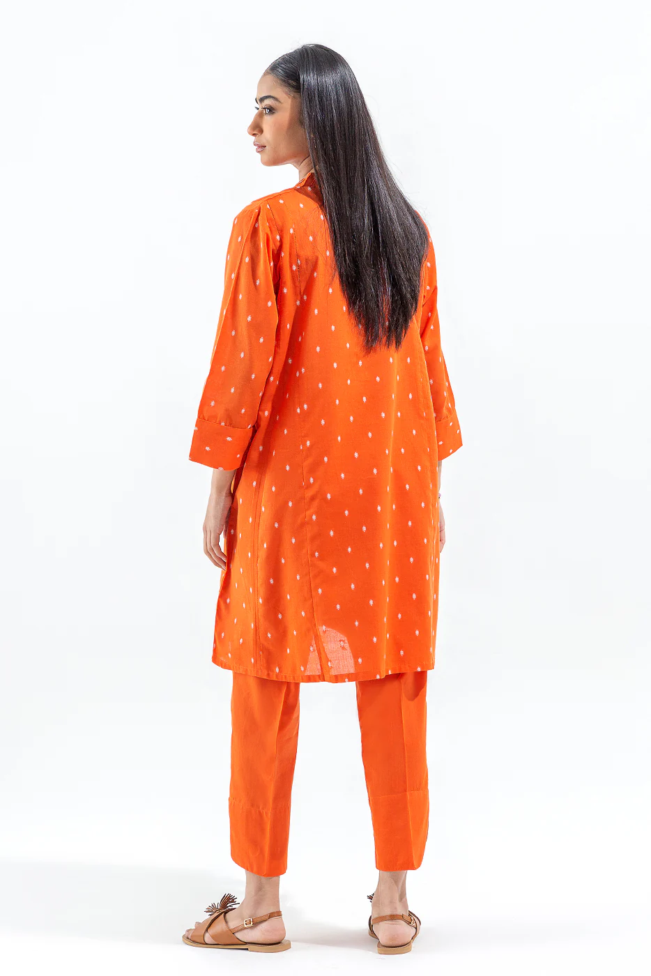 2 PIECE BASIC JACQUARD SUIT (PRET) - Image 4