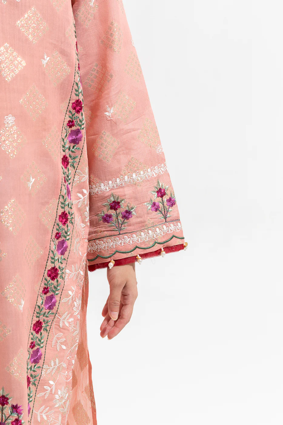 EMBROIDERED JACQUARD SHIRT (LUXURY-PRET) - Image 5