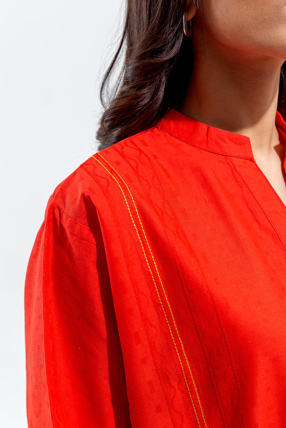 2 PIECE BASIC JACQUARD SUIT (PRET) - Image 4