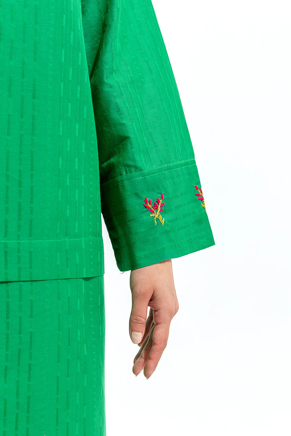 2 PIECE BASIC JACQUARD SUIT (PRET) - Image 3