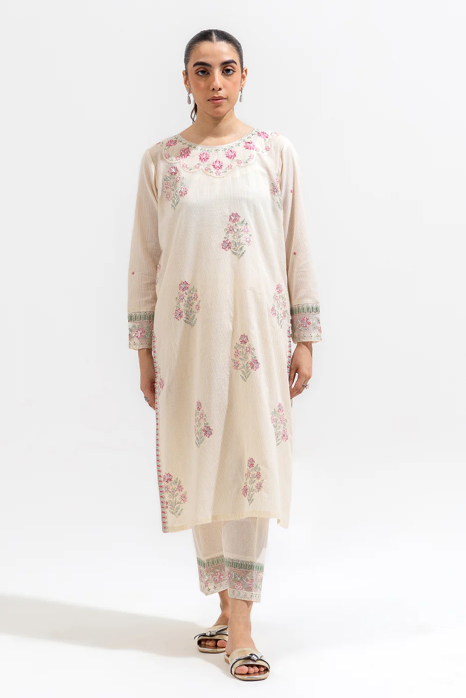 EMBROIDERED MISSOURI LAWN SHIRT (LUXURY-PRET) - Image 5