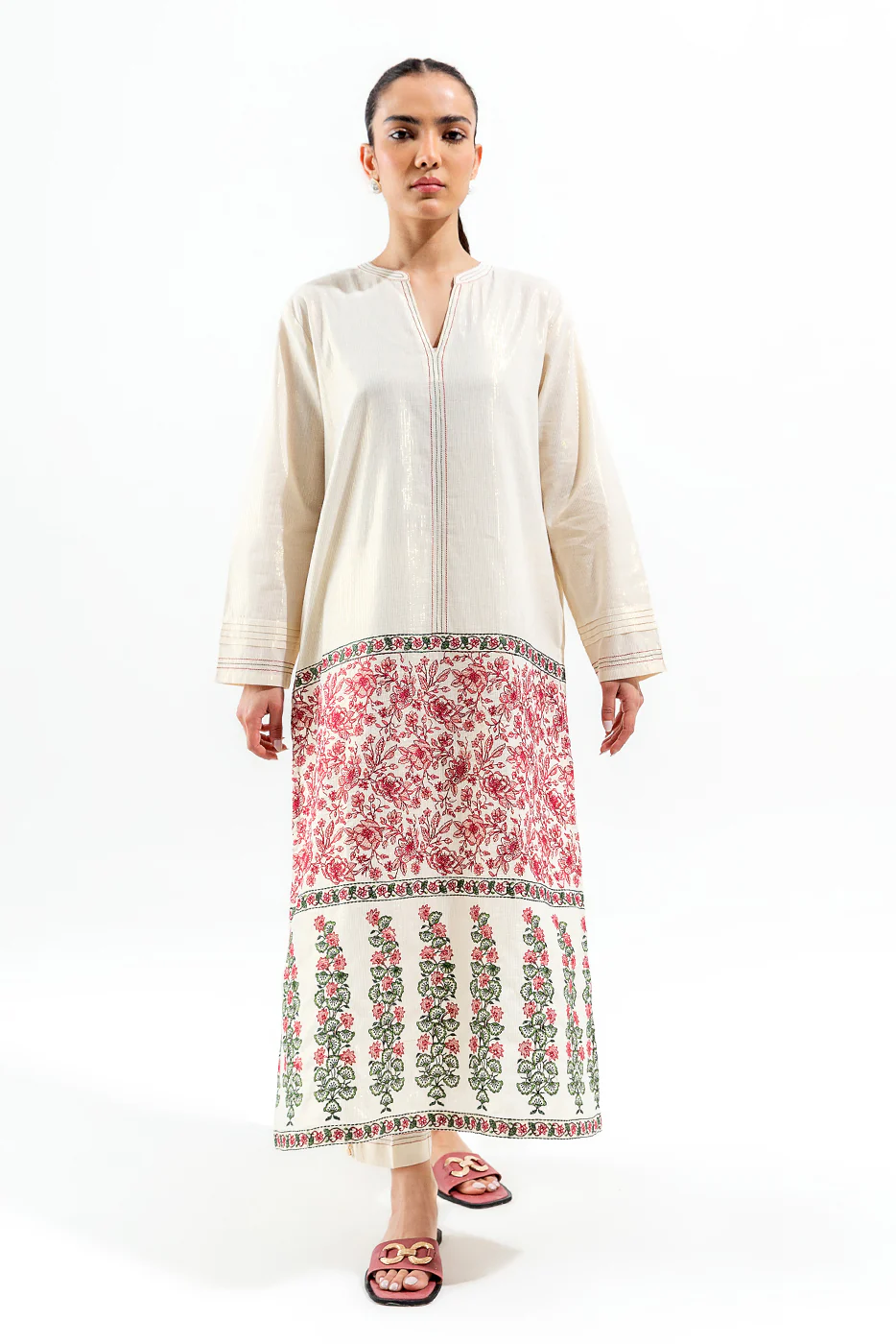 2 PIECE EMBROIDERED MISSOURI LAWN SUIT (LUXURY PRET) - Image 3
