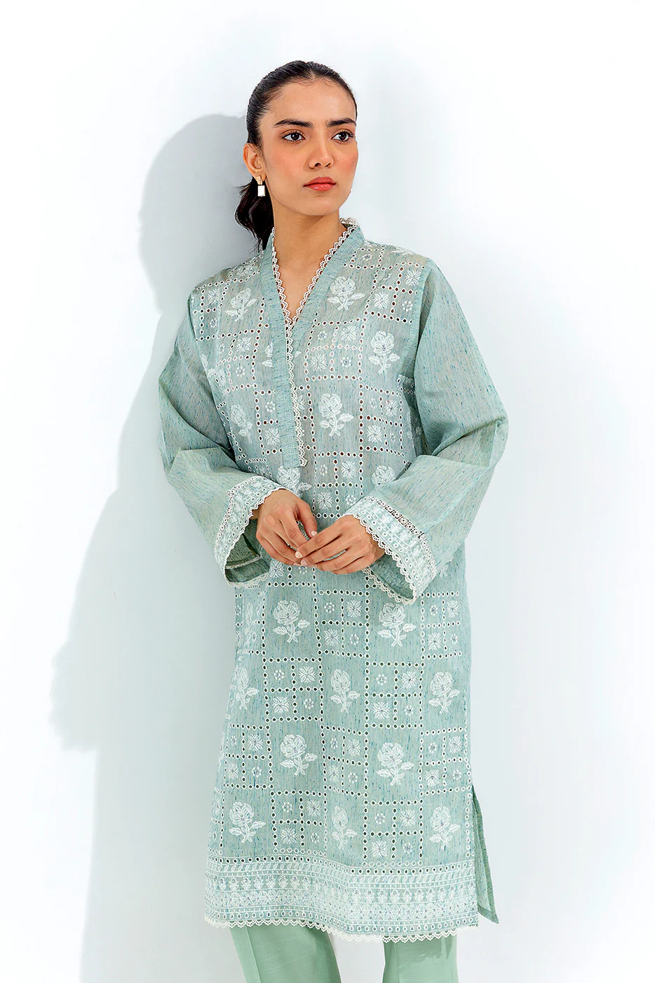 EMBROIDERED FANCY NEPS SHIRT (LUXURY PRET) - Image 2