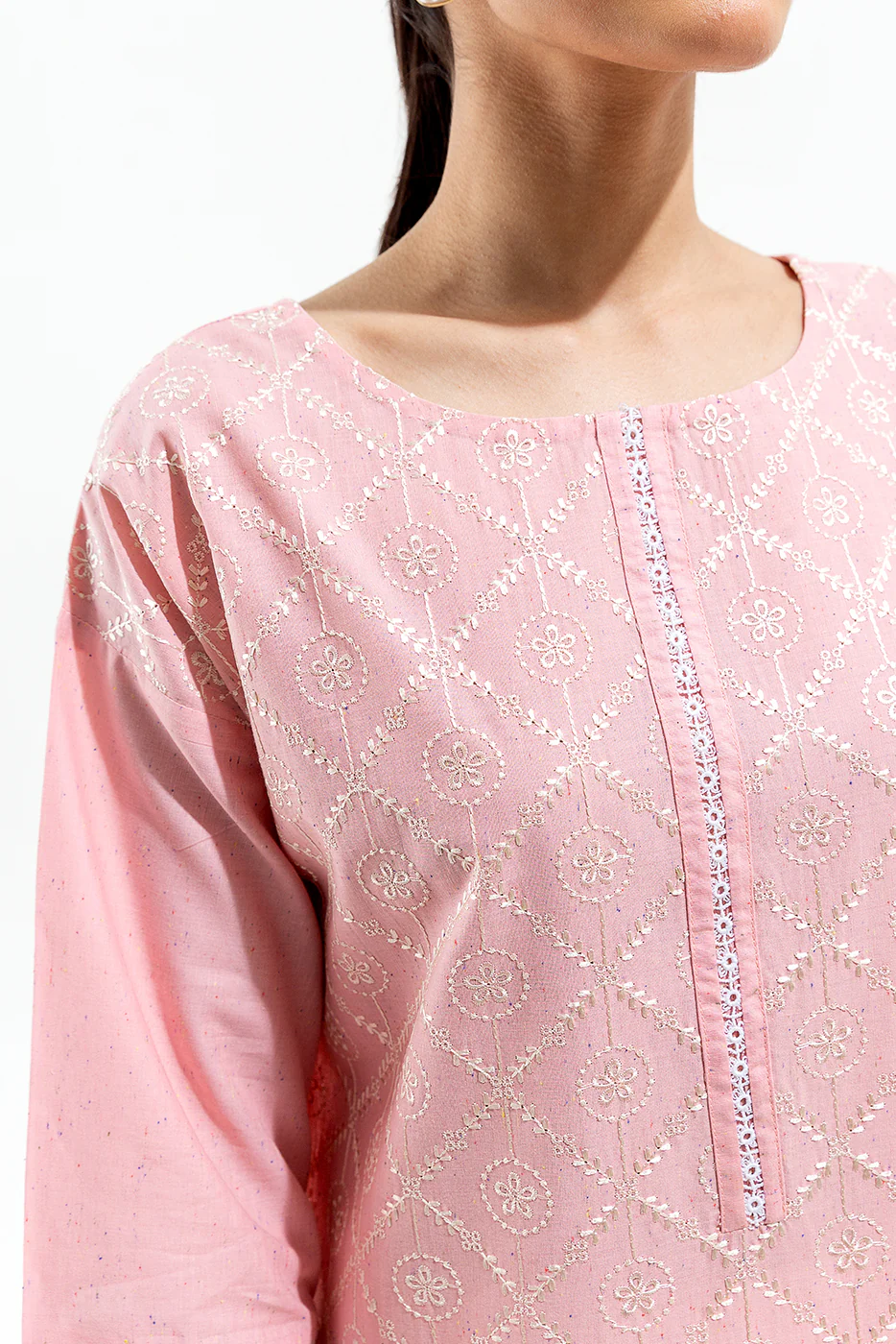EMBROIDERED MULTI NEPS SHIRT (PRET) - Image 4