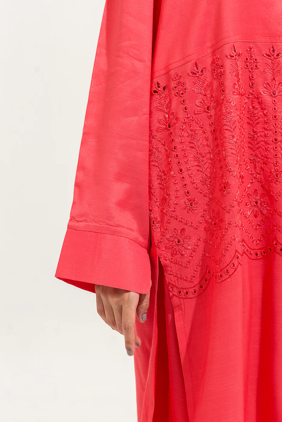 2 PIECE BASIC SILK SUIT (LUXURY-PRET) - Image 4