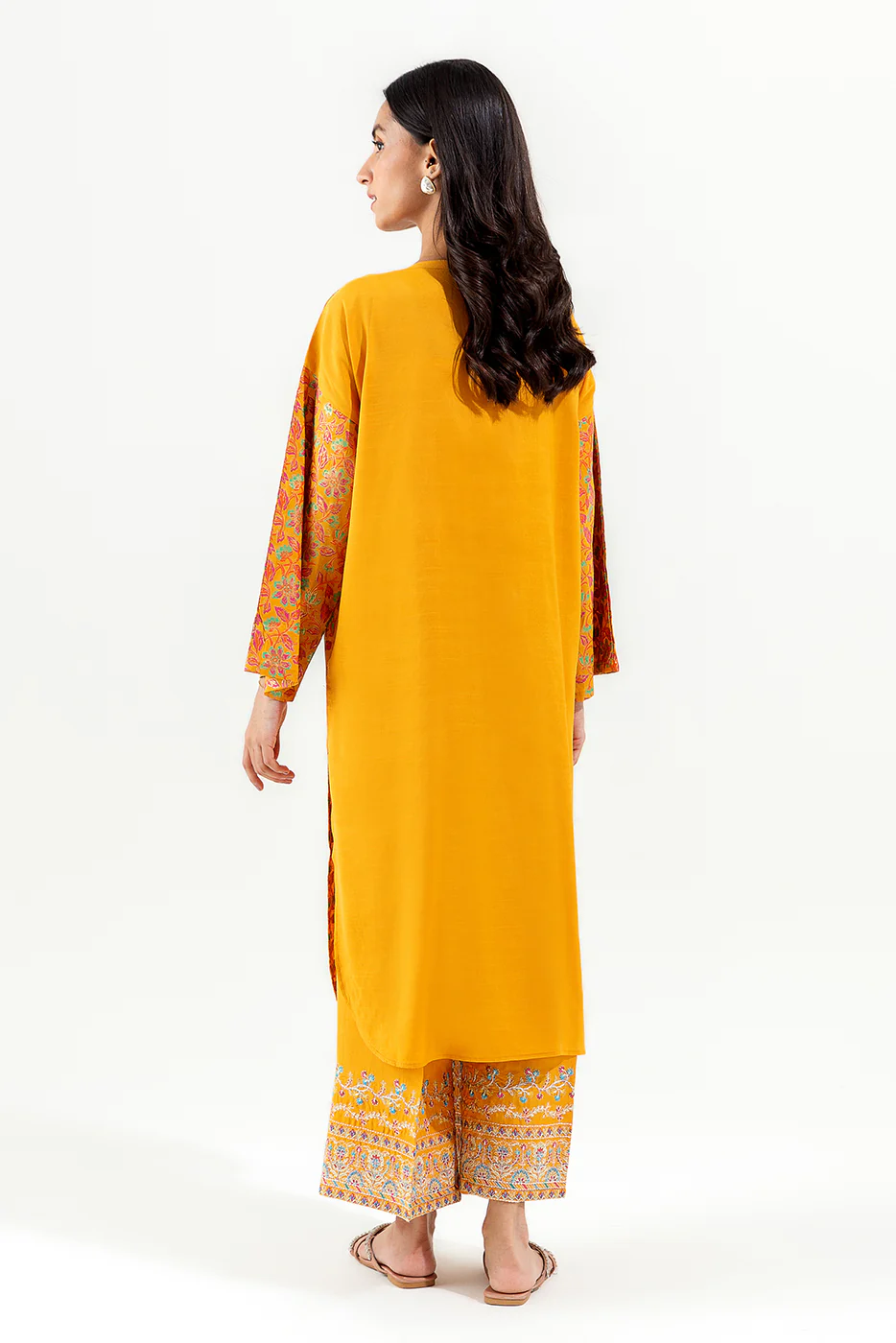 2 PIECE PRINTED SILK SUIT (LUXURY-PRET) - Image 3