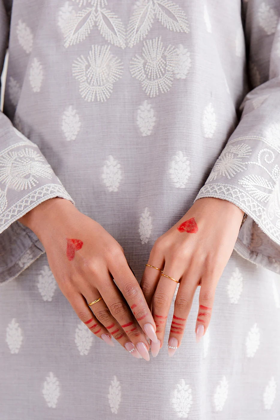 2 PIECE EMBROIDERED TWO TONE JACQUARD SUIT-QUARTZ GLOW (UNSTITCHED) - Image 6