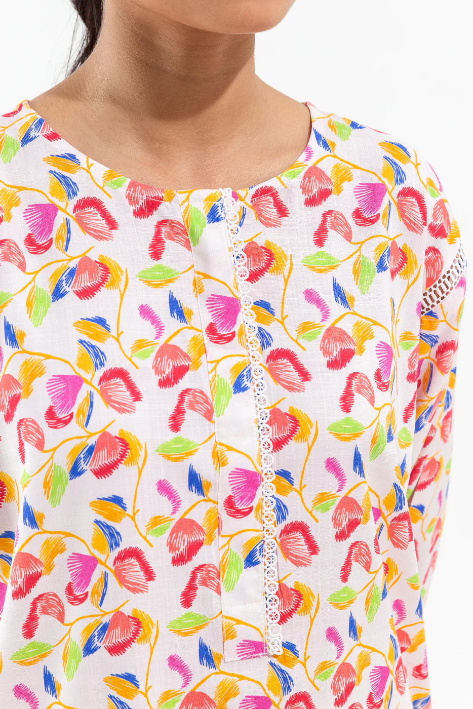PRINTED VISCOSE SHIRT (PRET) - Image 3