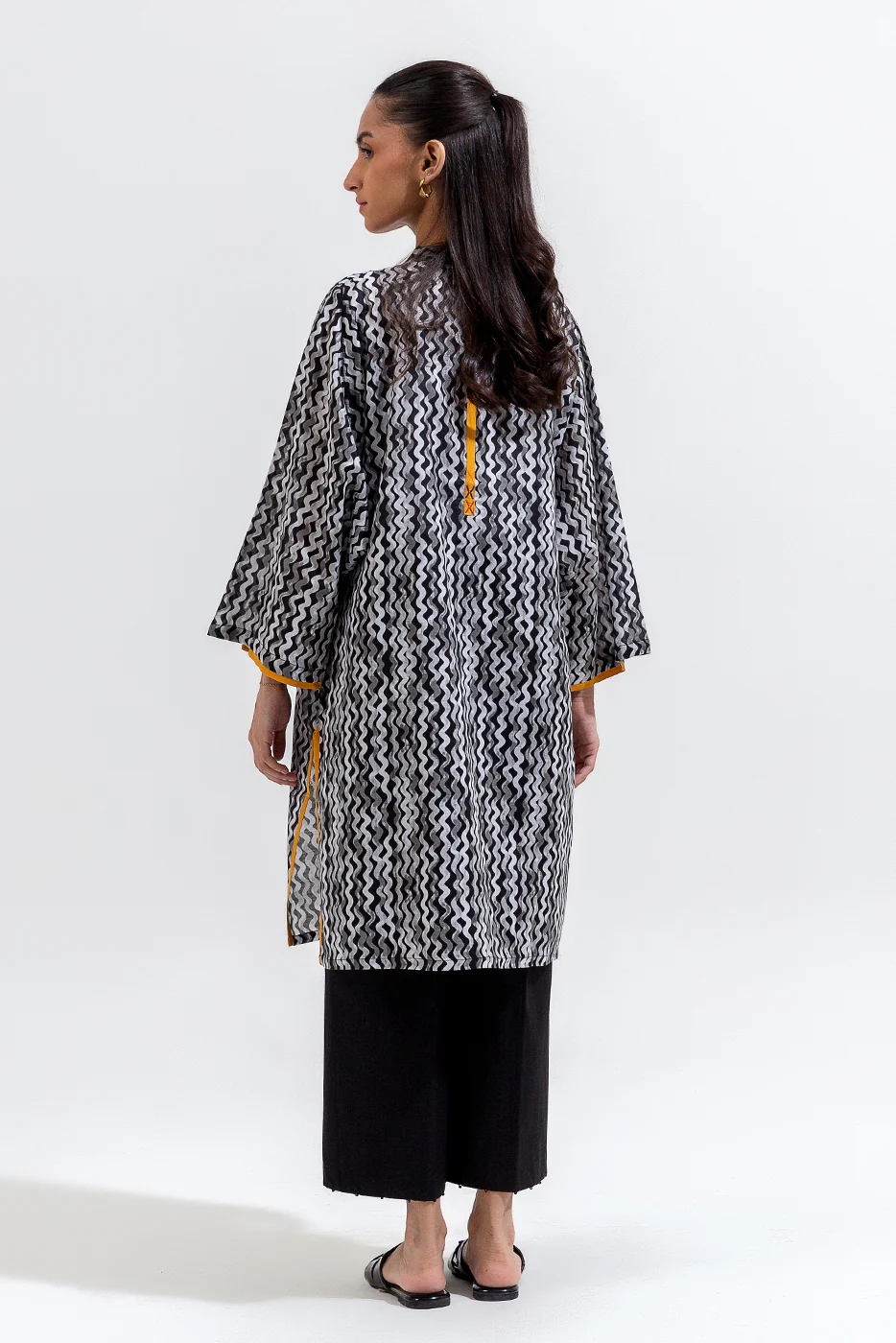 PRINTED LAWN SHIRT (PRET) - Image 3