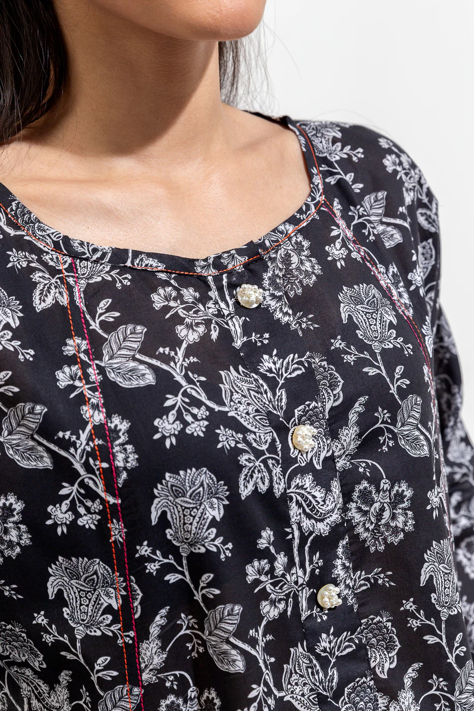 PRINTED LAWN SHIRT (PRET) - Image 4