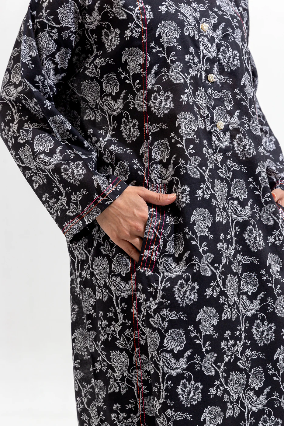 PRINTED LAWN SHIRT (PRET) - Image 5