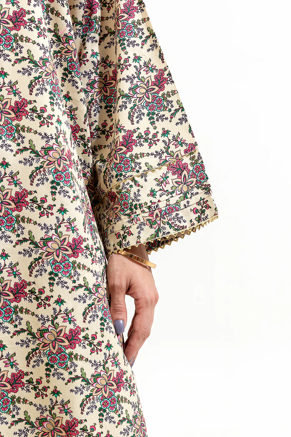 2 PIECE PRINTED PREMIUM LAWN SUIT (PRET) - Image 5