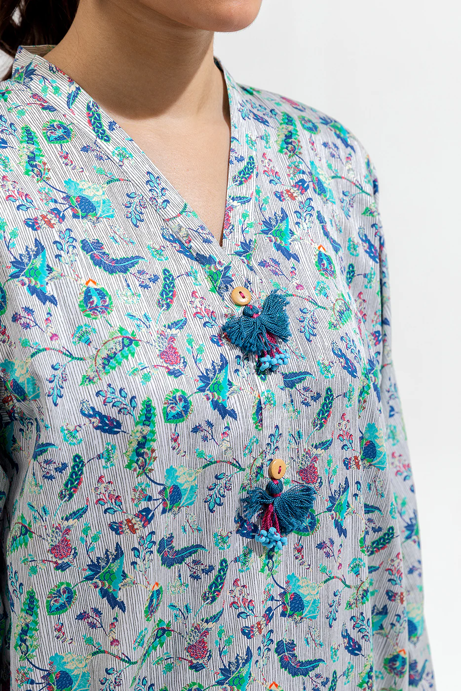 2 PIECE PRINTED PREMIUM LAWN SUIT (PRET) - Image 4