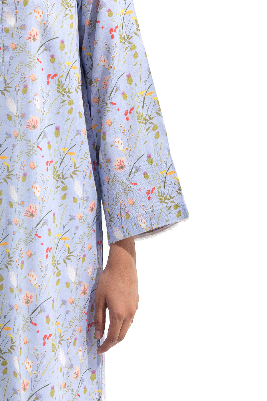 2 PIECE PRINTED VISCOSE SUIT (PRET) - Image 5